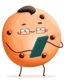 cookie-3d-mobile-phone