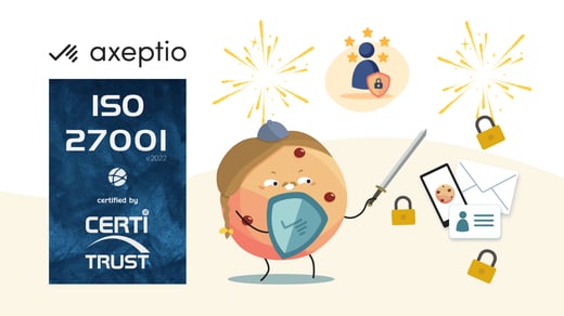 Axeptio ISO 27001 certified