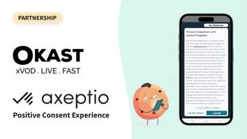 OKAST selects Axeptio to strengthen its consent management strategy across Europe