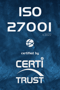 ISO 27001 v.2022, certified by CERTI TRUST