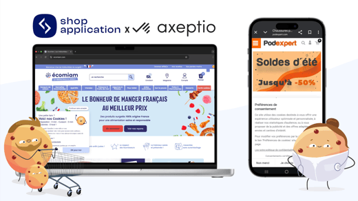 Slider Shop Application x Axeptio - fr