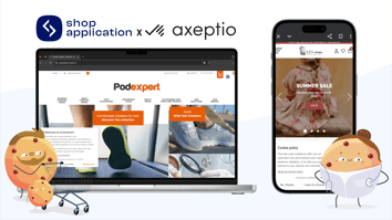 Shop Application x Axeptio for an RGPD-compliant online store